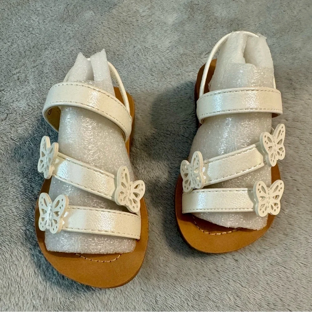 Girls' Soda Toddler & Little Kid Butterfly Sandals 5.5